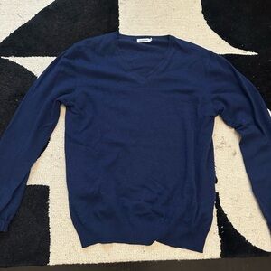Navy Cashmere Sweater